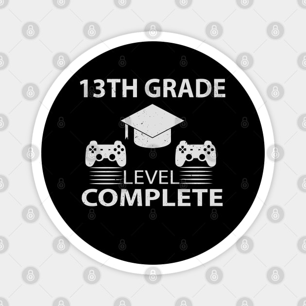 13TH Grade Level Complete Magnet by Pixel Threads 